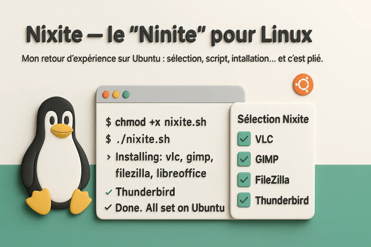NIXITE – Ninite pour linux
