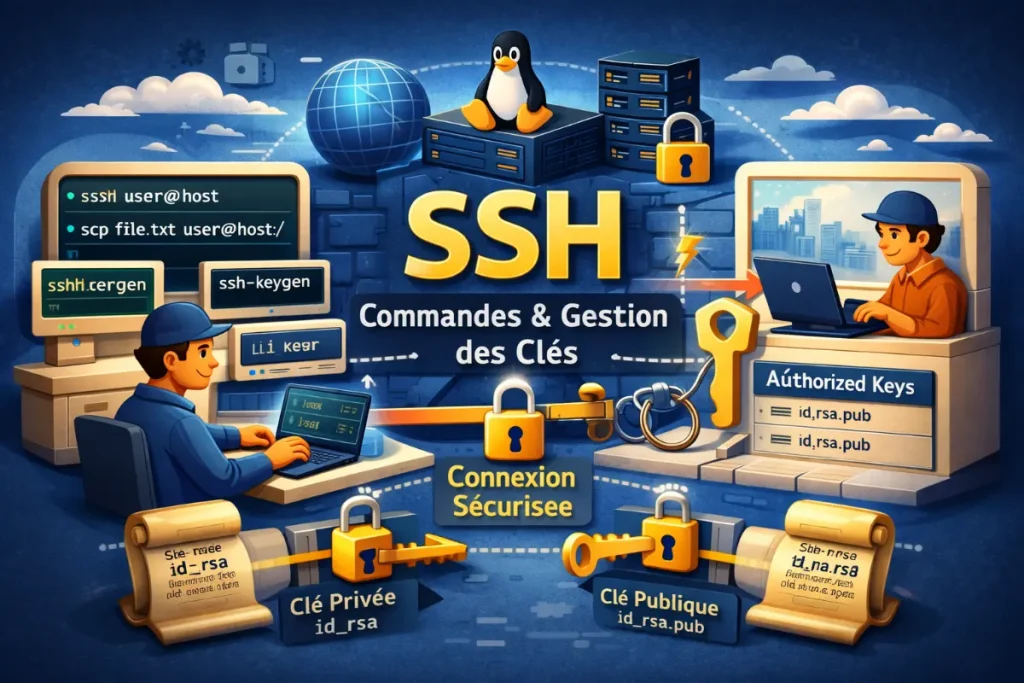 SSH : Commandes et gestion des clés