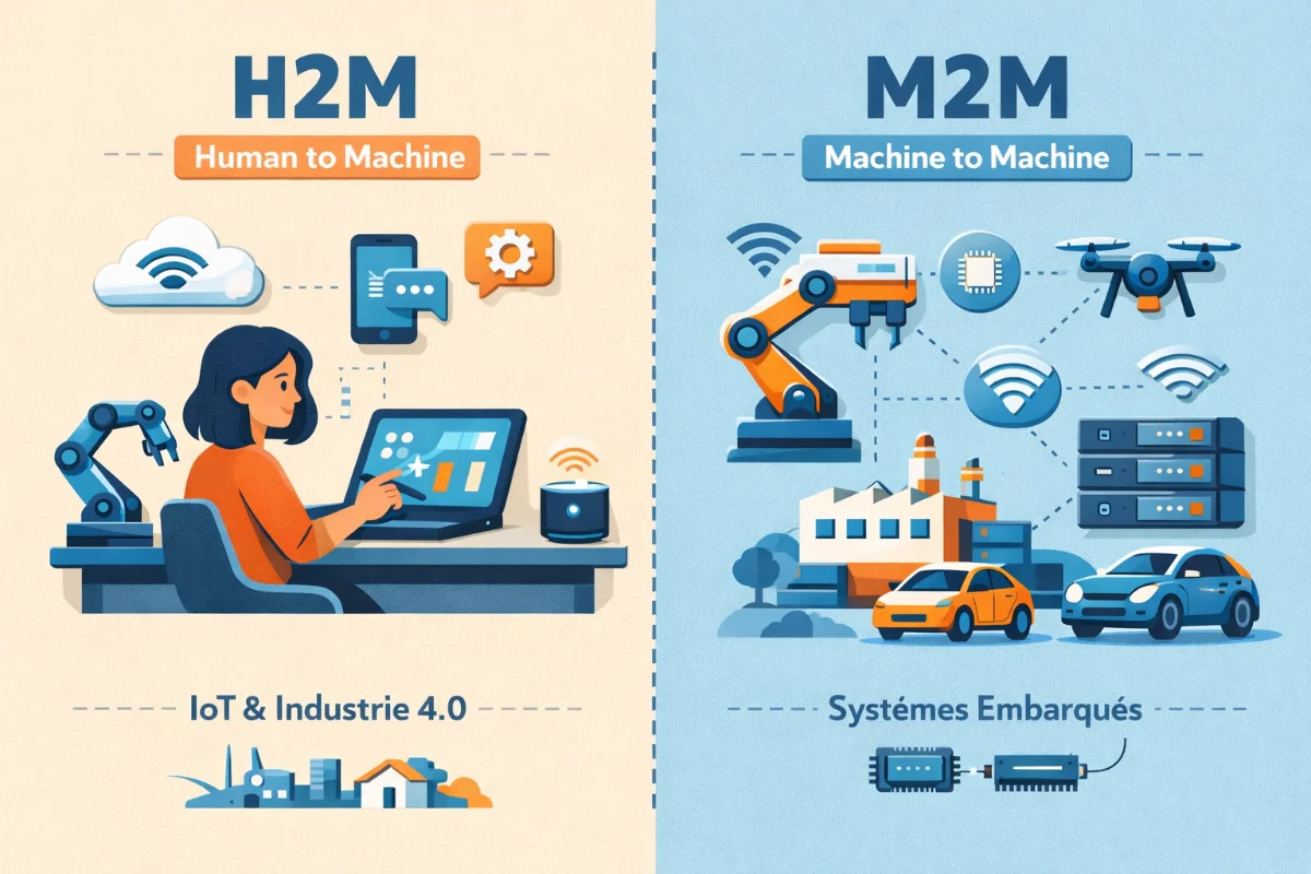 Human-to-Machine et Machine-to-Machine